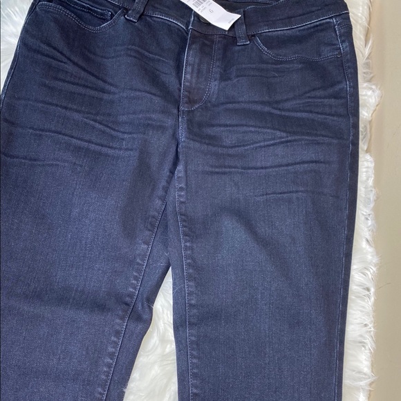 Ann Taylor Dark Denim Modern Skinny Jean - Picture 4 of 15
